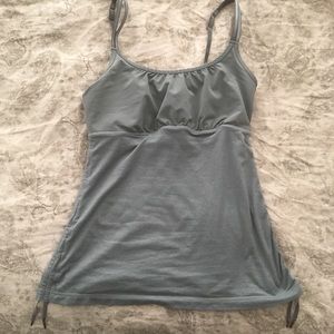 Lululemon babydoll gray tank size 6